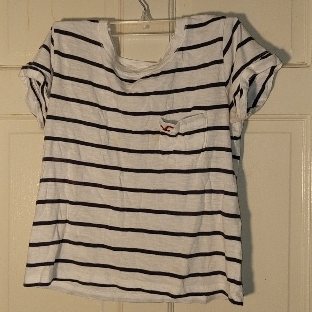Hollister strip tee